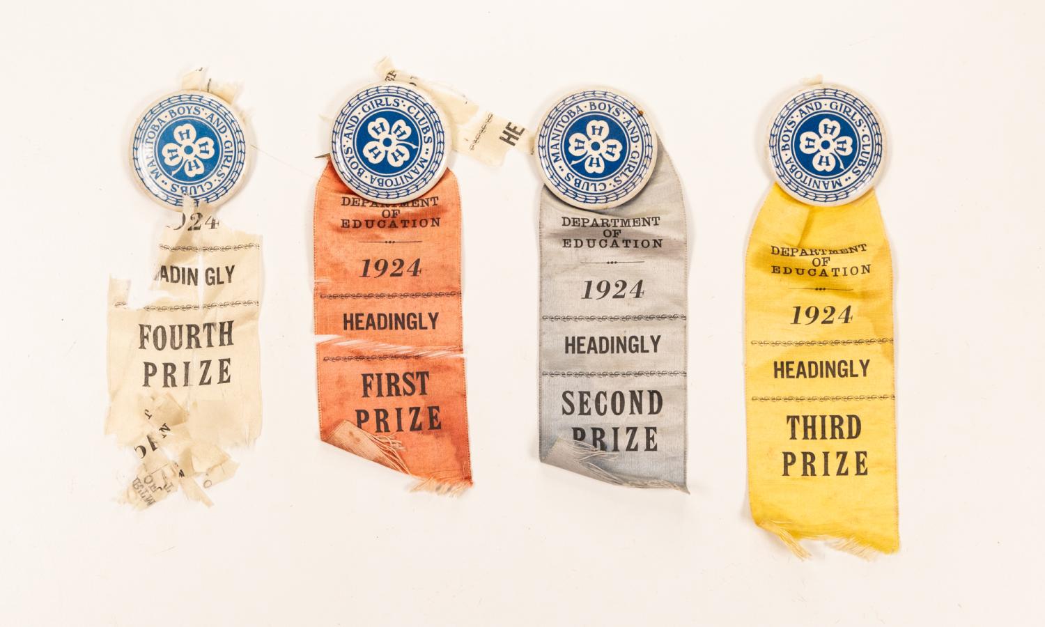 1924 Department of Education Prize Ribbons