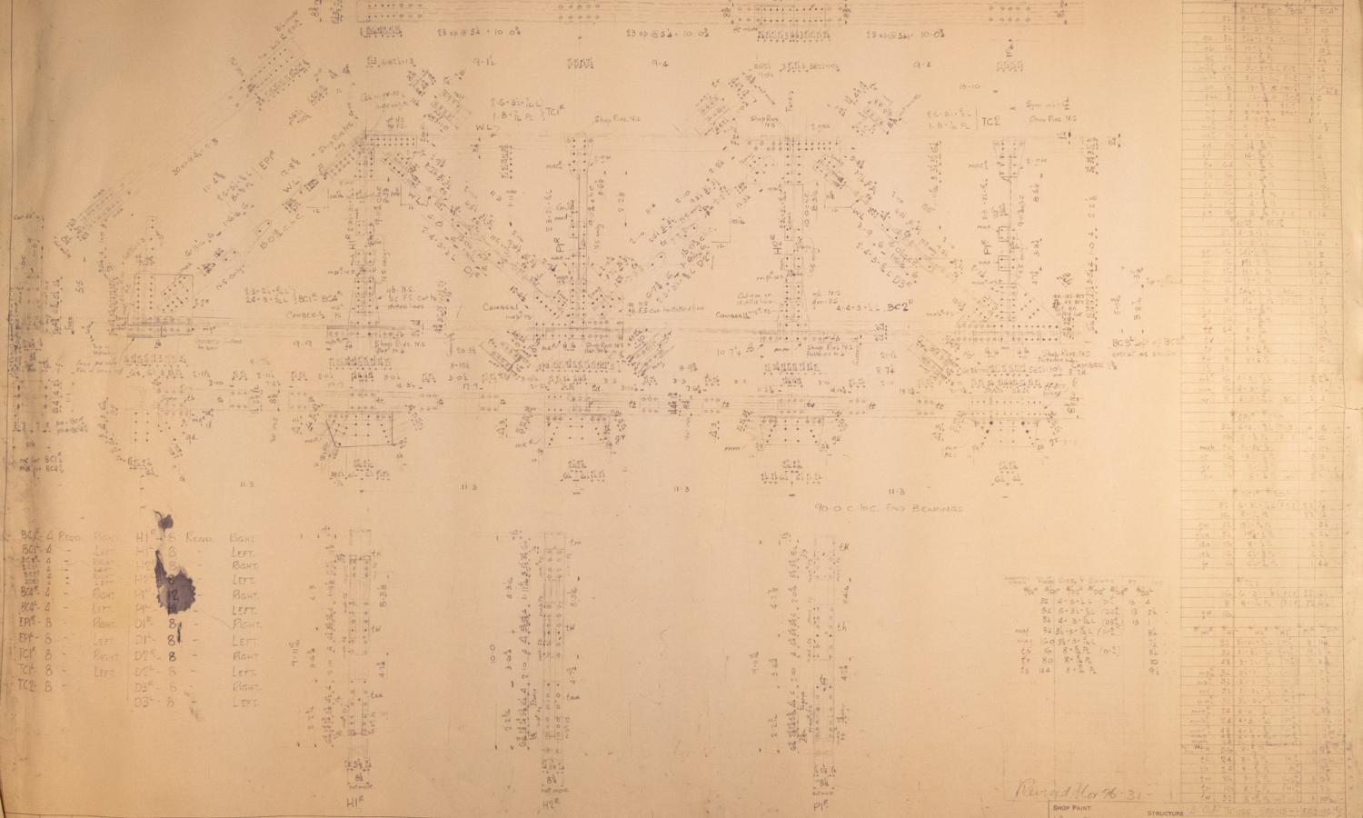 Blueprints & Construction Plans - Headingley Bridge