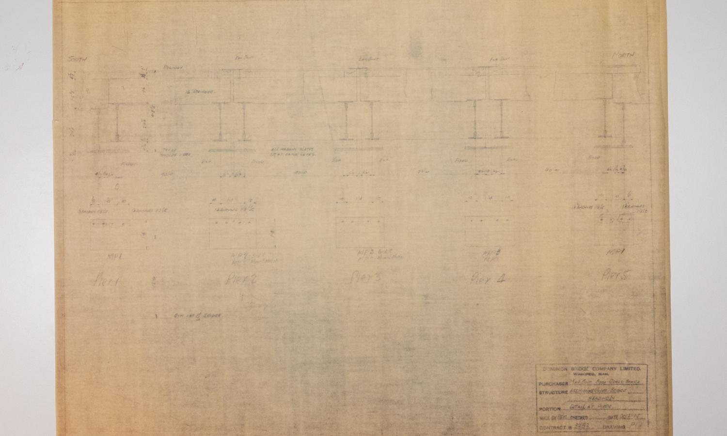 Blueprints & Construction Plans - Headingley Bridge