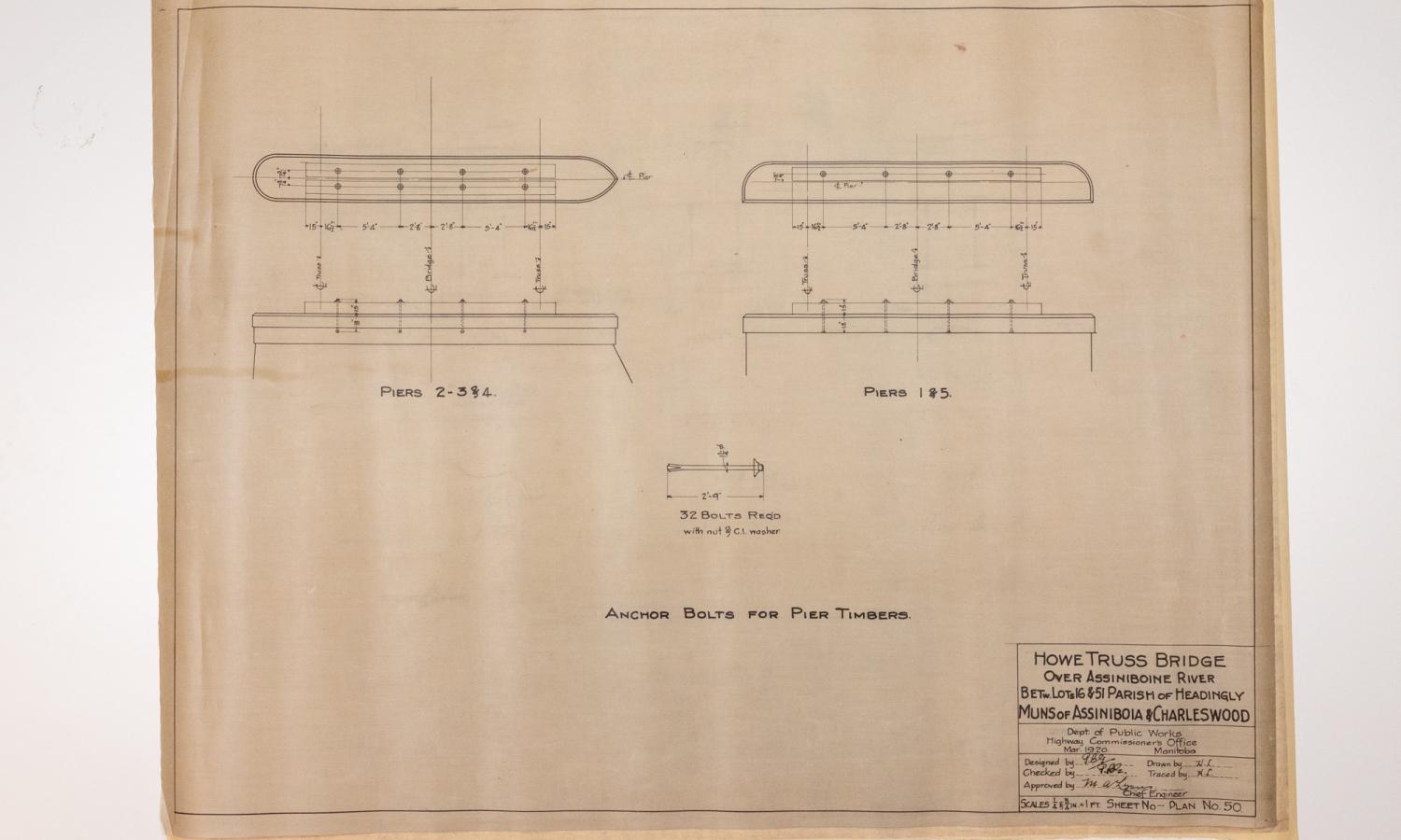 Blueprints & Construction Plans - Headingley Bridge