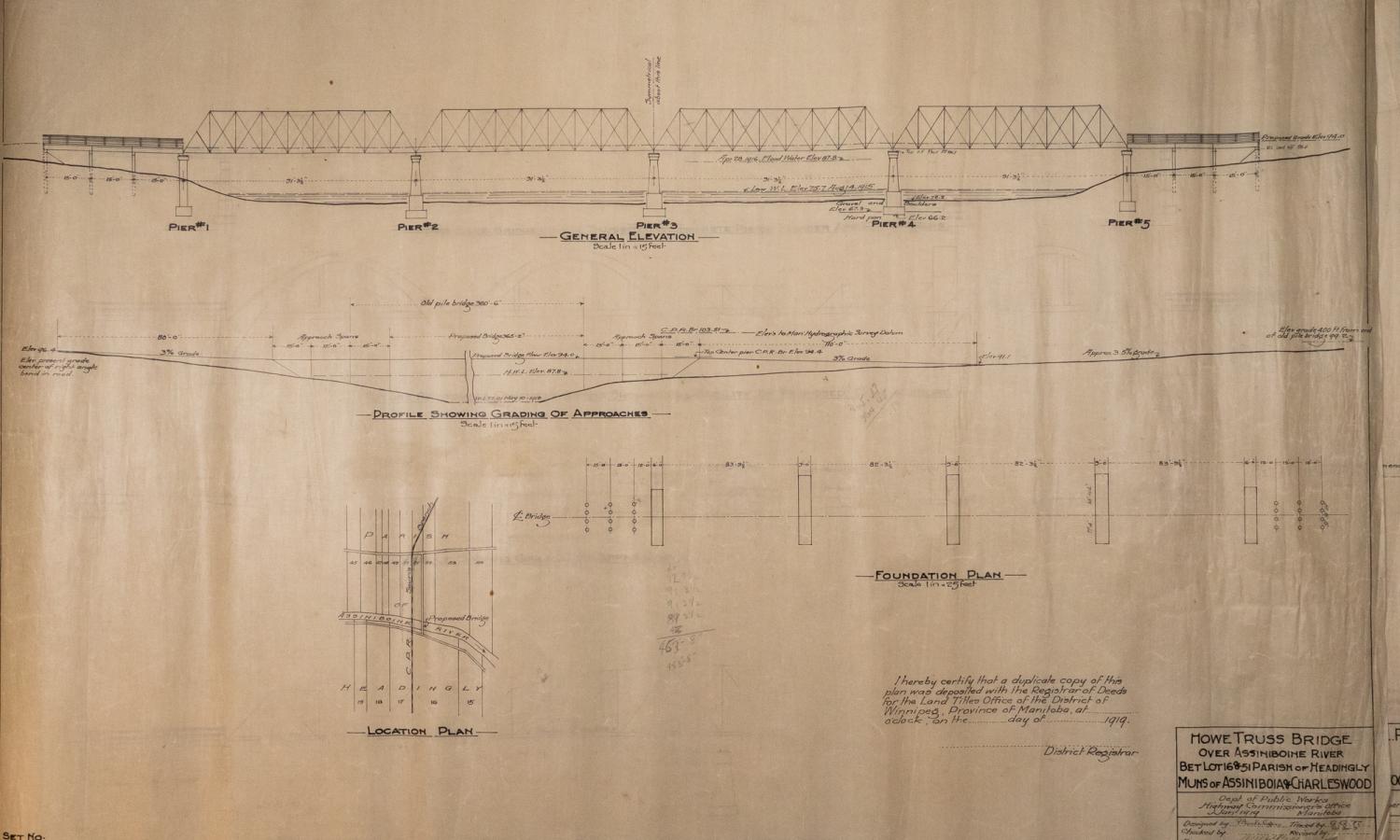 Blueprints & Construction Plans - Headingley Bridge