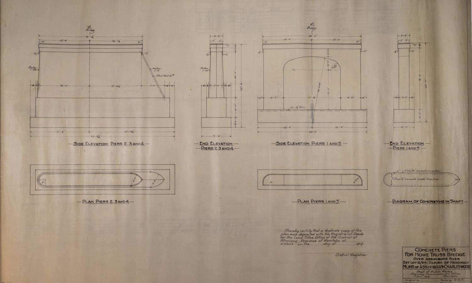 Blueprints & Construction Plans - Headingley Bridge