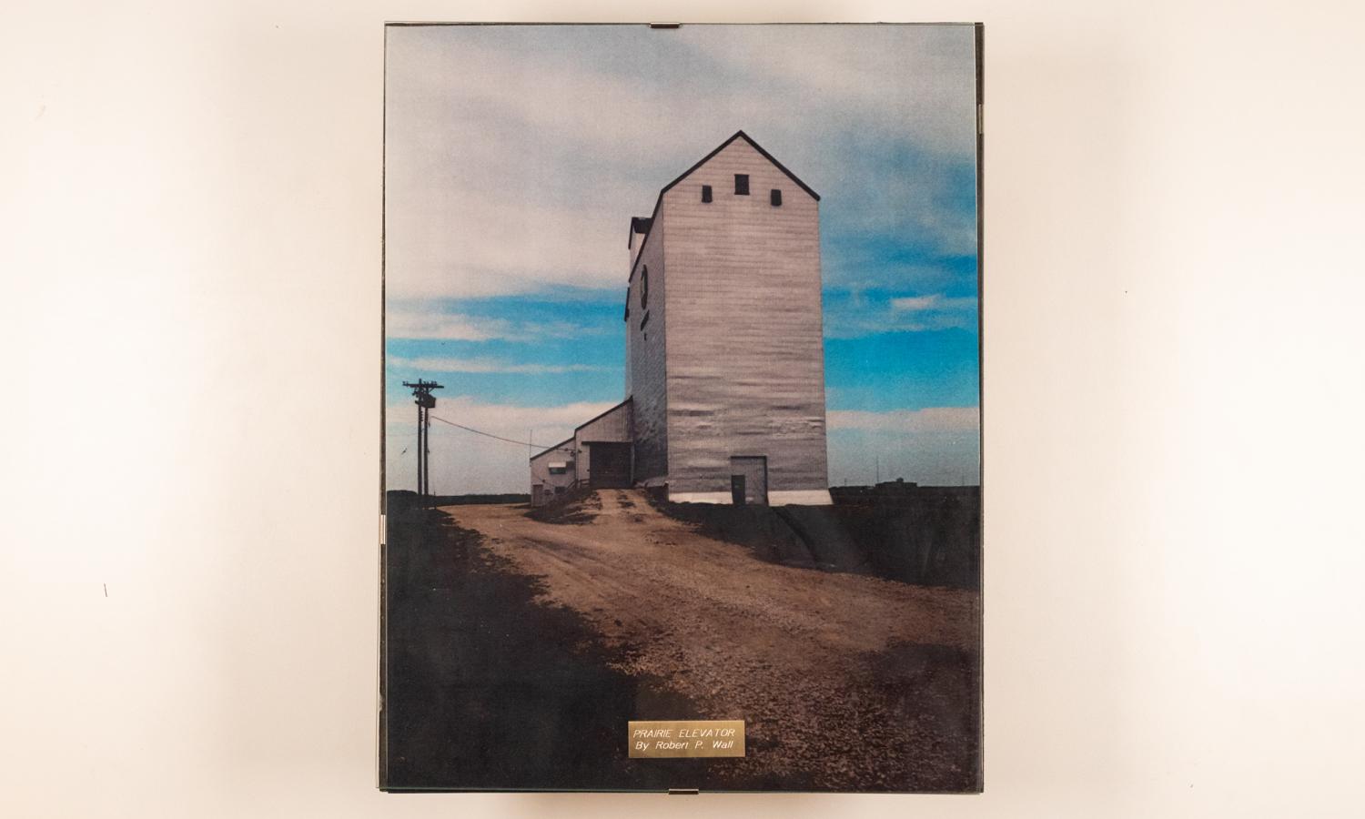 Painting - "Prairie Elevator - by Robert P. Wall" 