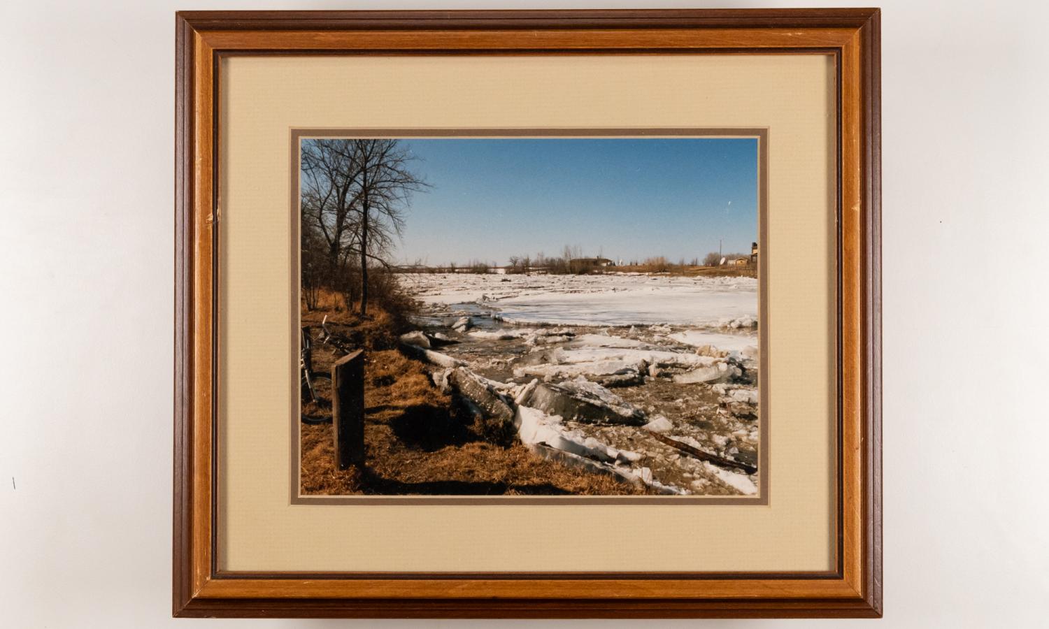 Picture - ice broken up on the ice