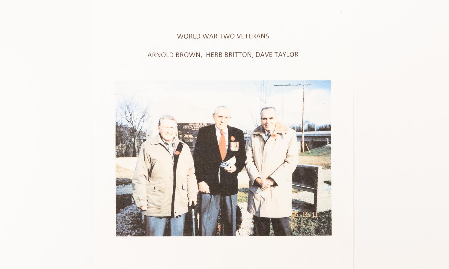 Arnold Brown, Herb Britton, Dave Taylor