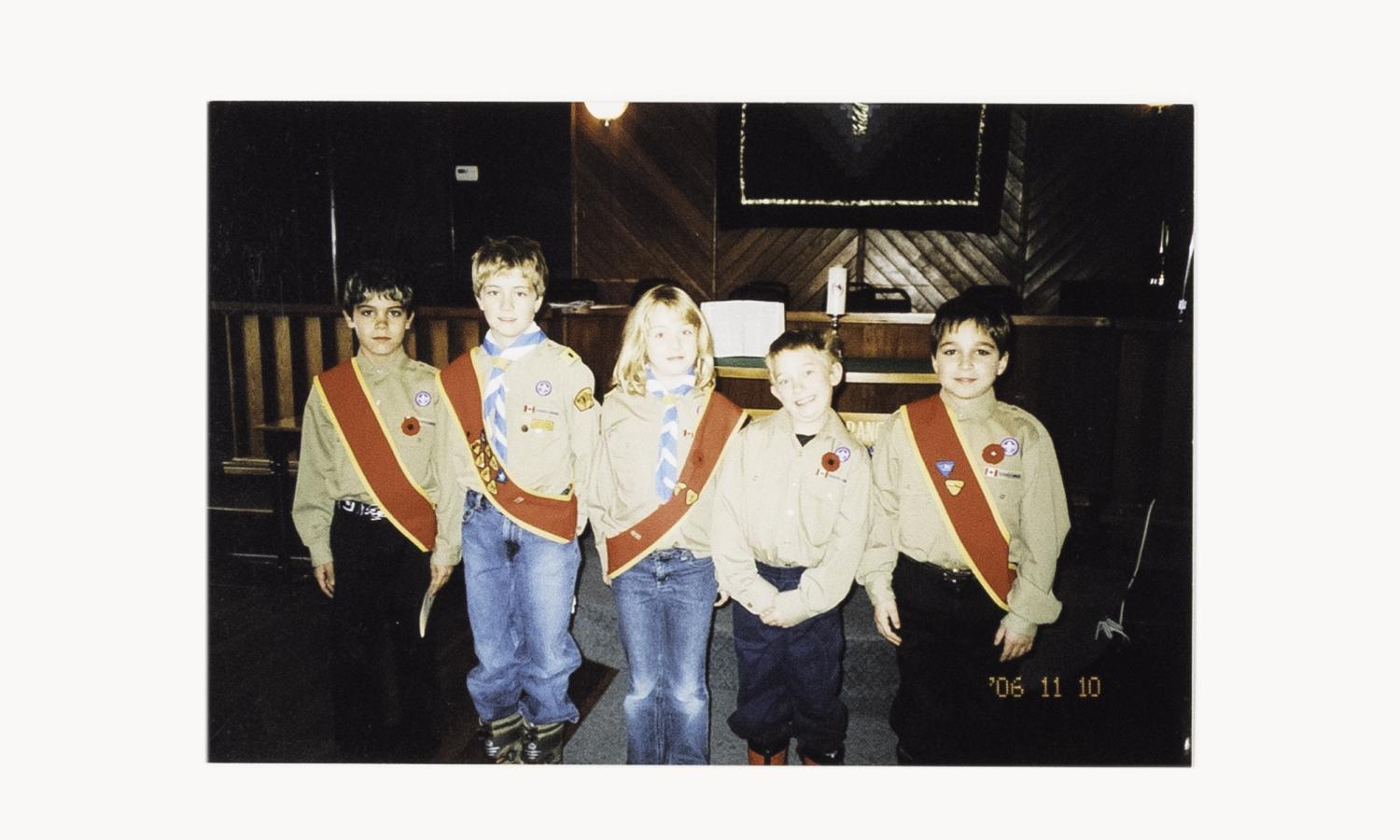 Scouts at Remembrance Day 2006