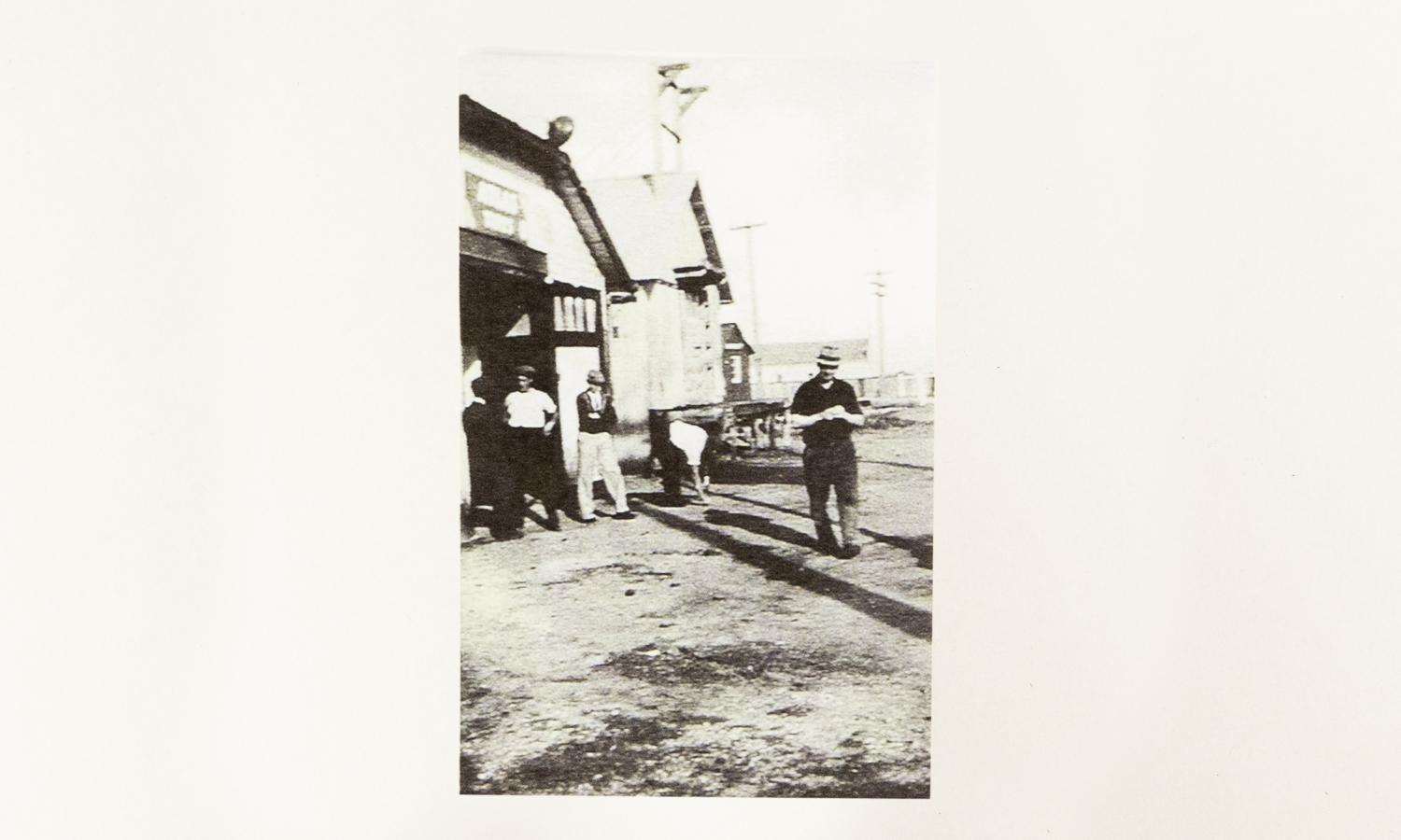1945 Esso built a garage