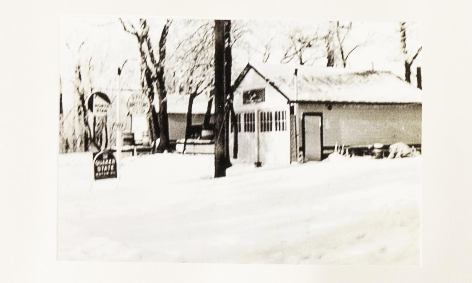 Bill Britton built a gas & oil business with delivery to farms in the forties.
