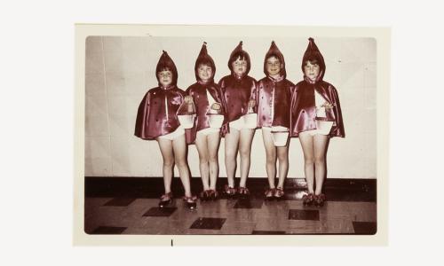 A young group of tap dancers