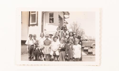 Sunday school continued. Churches had basements.