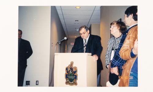 Grand opening of new Headingley Community Centre, October 28, 2004 - Remarks from Ron Fast, Pat Britton & Marleen Boyda