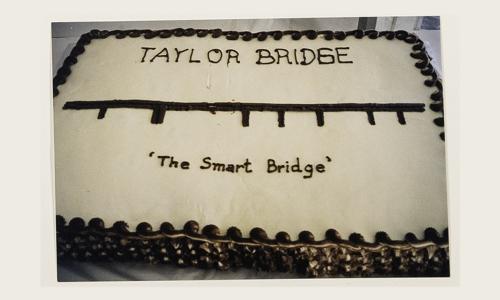 Taylor Bridge Grand Opening - Oct 28 1997 - cake