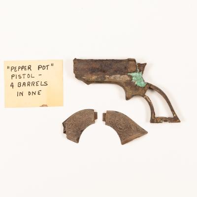 "Pepper Pot" Pistol - 4 Barrels in One