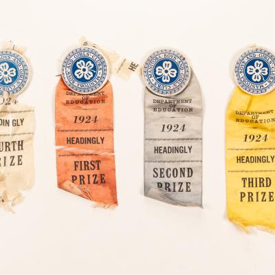 1924 Department of Education Prize Ribbons