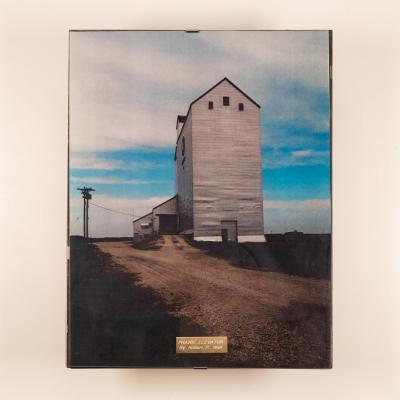 Painting - "Prairie Elevator - by Robert P. Wall" 