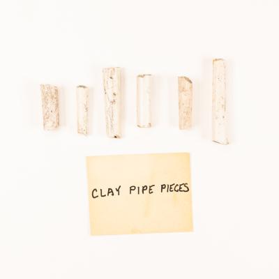 Clay Pipe Pieces